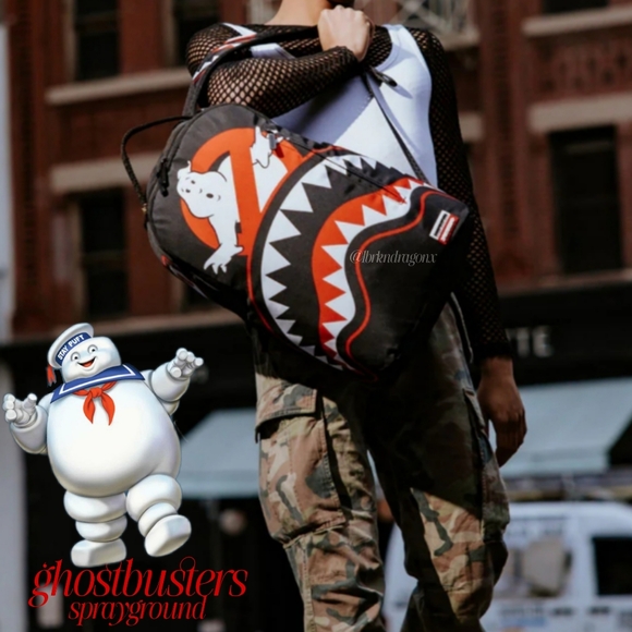 NWT Sprayground Ghostbusters Backpack Last 1 Unisex Boys Girls Back.to School - Picture 6 of 14